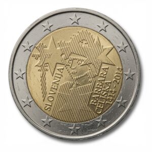 2 euros 600e anniversaire du couronnement de Barbe de Cilley - Slovénie - 2014