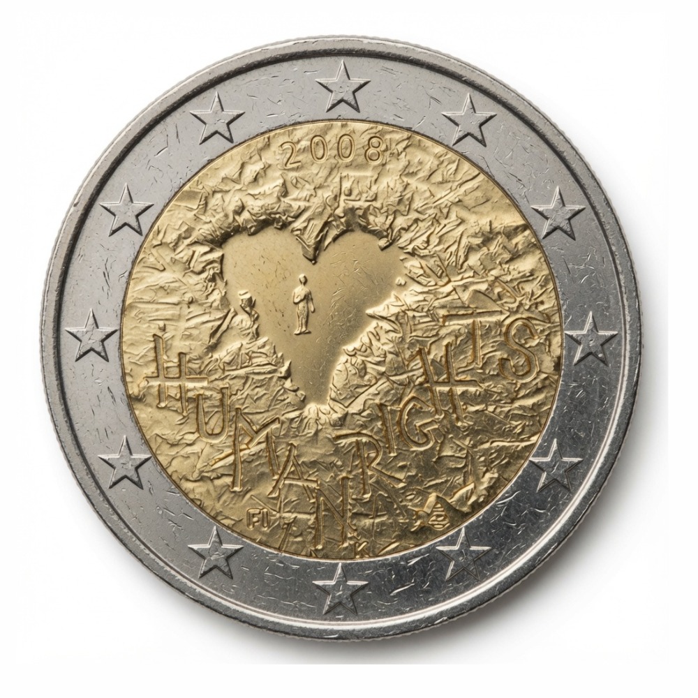 2 euros 60e anniversaire de la Déclaration universelle des droits de l’homme - Finlande - 2008