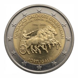 2 euros 70e anniversaire Fondation Calouste Gulbenkian - Portugal - 2026