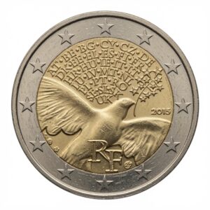 2 euros 70e anniversaire de la fin de la Seconde Guerre mondiale - France - 2015