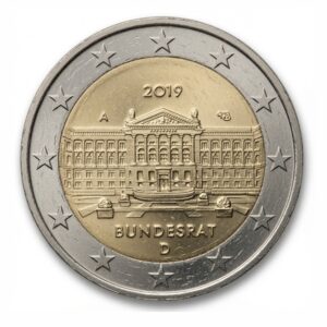 2 euros 70e anniversaire de la fondation du Bundesrat - Allemagne - 2019