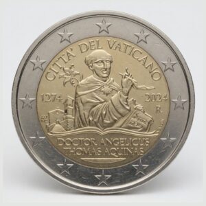 2 euros Thomas d'Aquin - Vatican - 2024