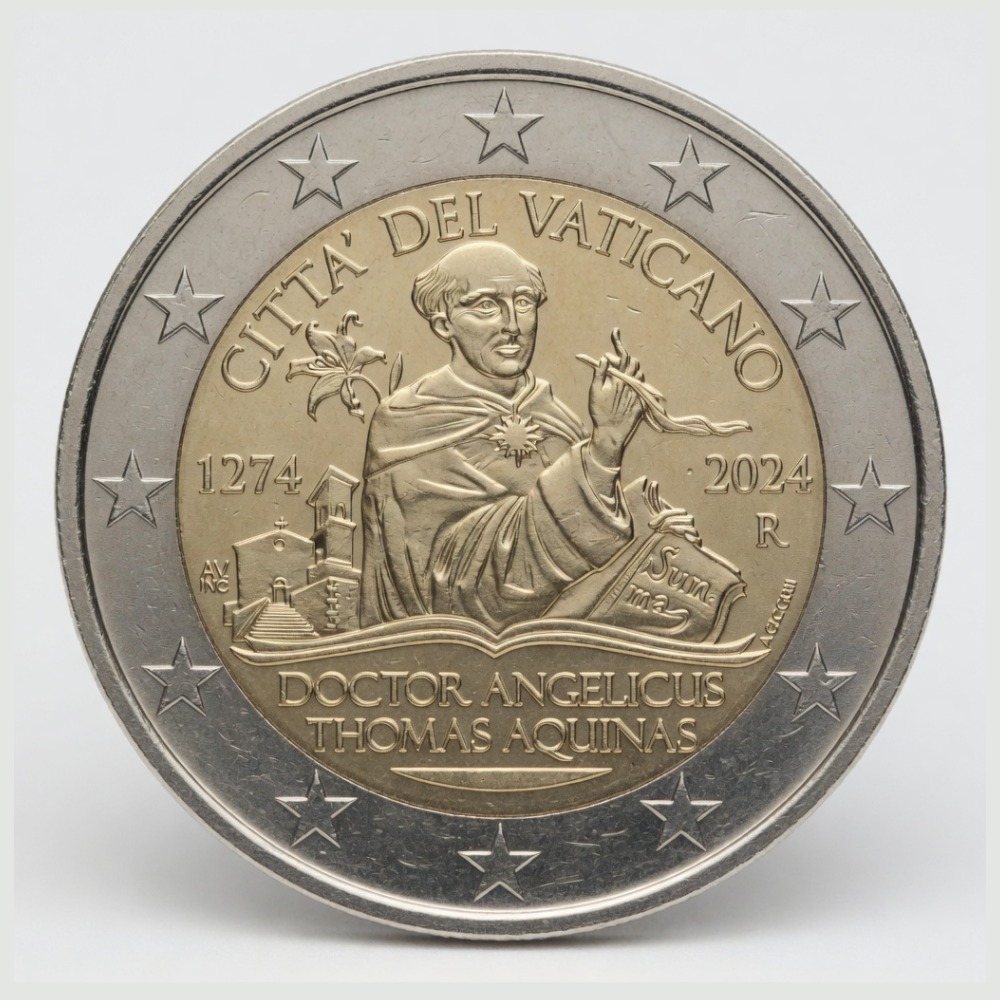 2 euros Thomas d’Aquin – Vatican – 2024