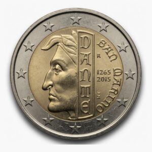 2 euros Dante Alighieri - Saint-Marin - 2015