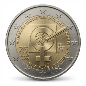 2 euros Suffrage des femmes en Belgique - Belgique - 2023