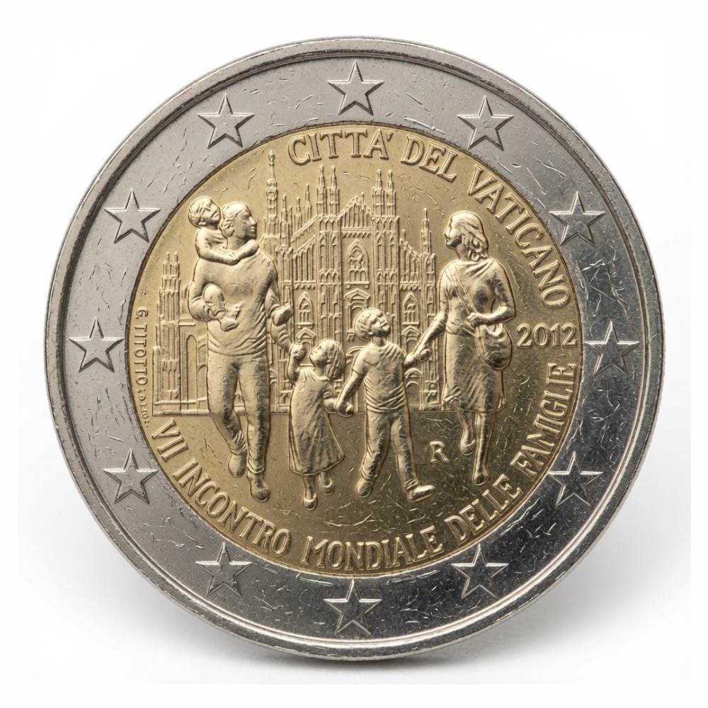 2 euro 7e Wereldontmoeting van gezinnen (Milaan 2012) - Vaticaanstad - 2012
