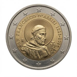 2 euros 800e anniversaire mort de Saint François d’Assise – Italie – 2026