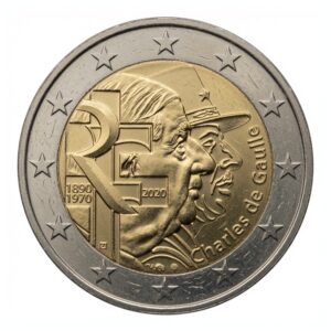 2 Euros commémorative Charles de Gaulle - France - 2020