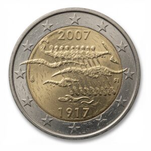 2 euros 90e anniversaire de l'indépendance de la Finlande - Finlande - 2007
