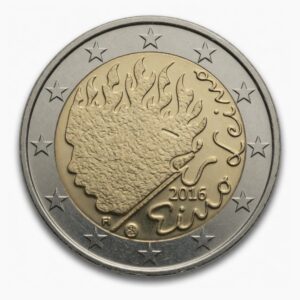 2 euros Eino Leino - Finlande - 2016