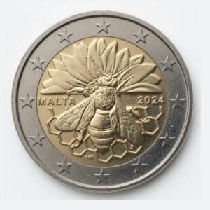 2 euros L'abeille Maltaise - Malte - 2024