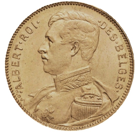 20 Francs Albert I en or