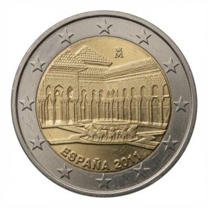 2 euros L'Alhambra de Grenade (UNESCO) - Espagne - 2011