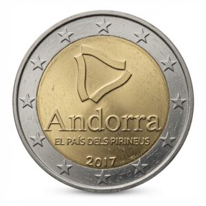 2 euros Andorre, pays des Pyrénées - Andorre - 2017