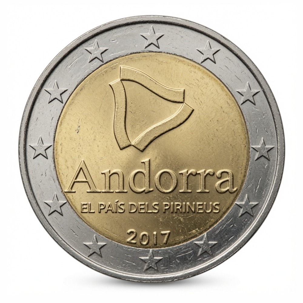 2 euros Andorre, pays des Pyrénées - Andorre - 2017