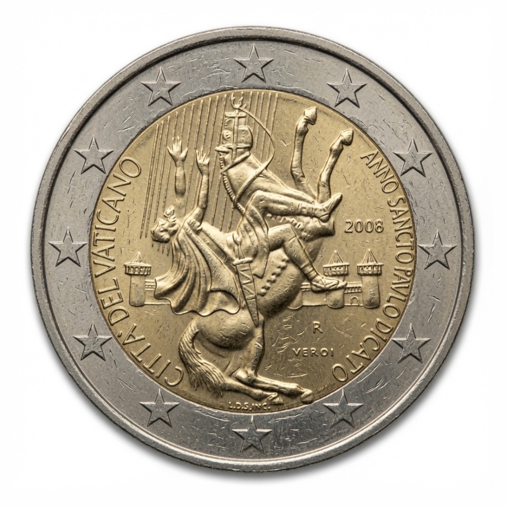 2 euros Année de Saint Paul (bimillénaire de sa naissance) - Vatican - 2008