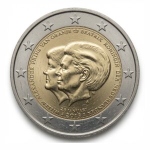 2 euros Annonce de l'abdication de la reine Beatrix - Pays-Bas - 2013