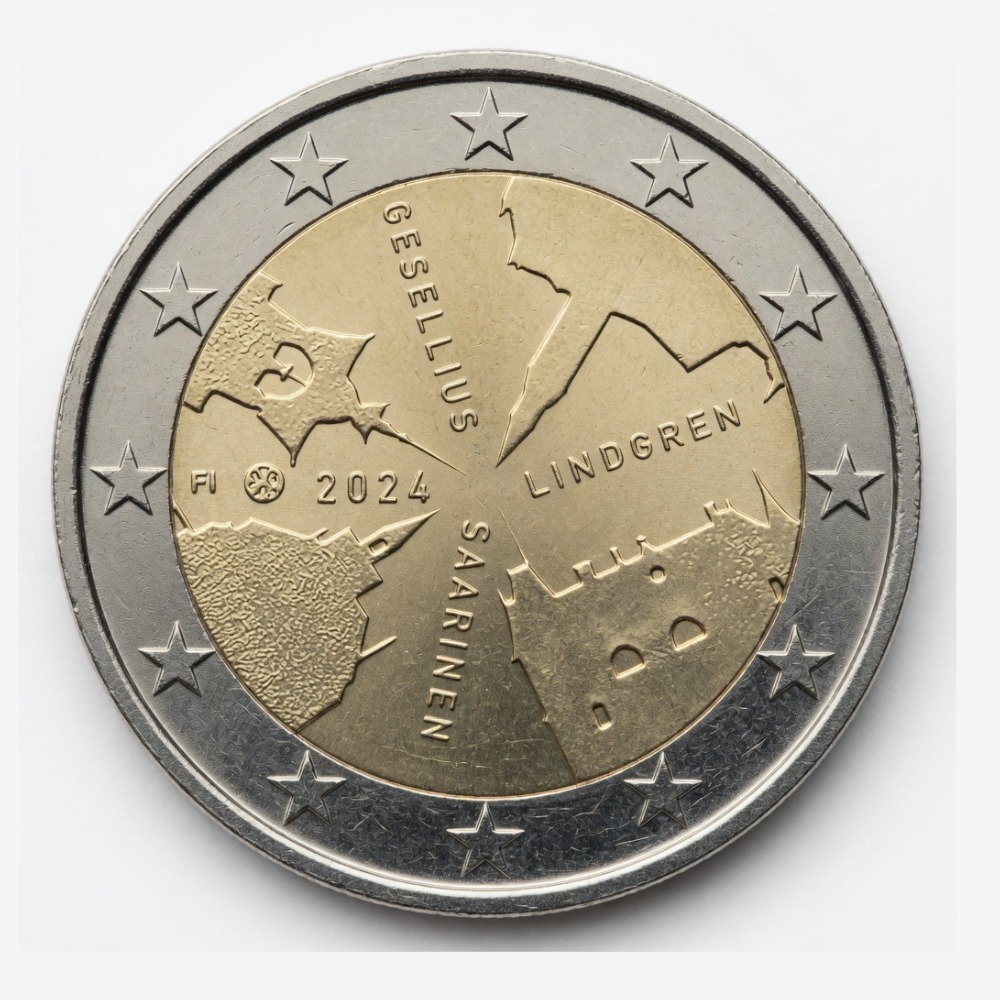 2 euros Architecture finlandaise – Finlande – 2024