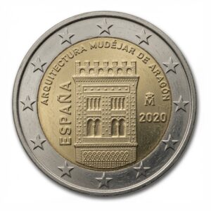 2 euros Mudéjar Aragon - Espagne - 2020