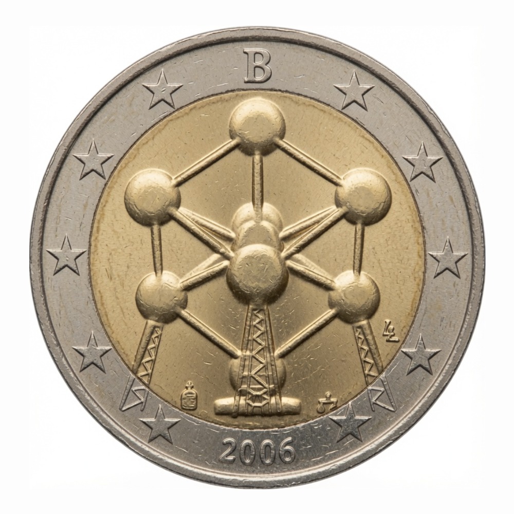 2 euros Atomium de Bruxelles - Belgique - 2006