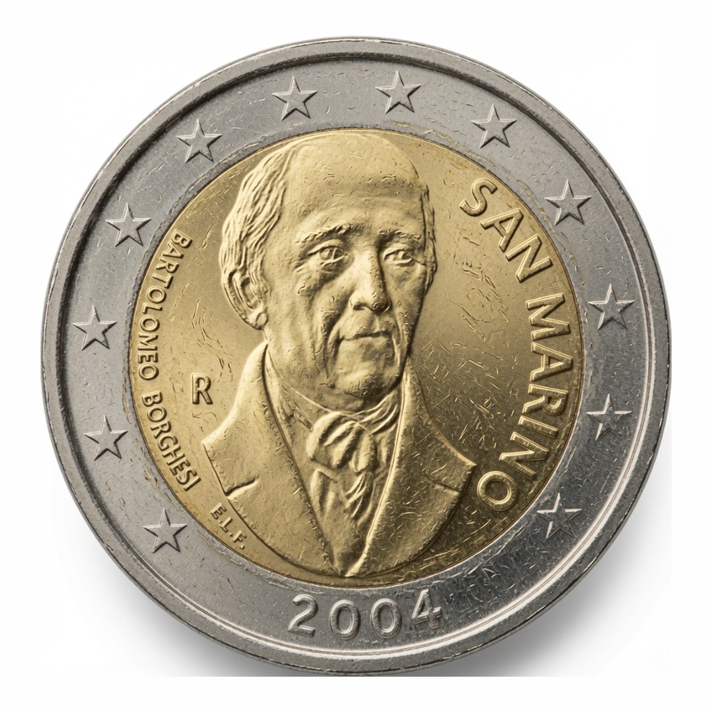 2 euros Bartolomeo Borghesi - Saint-Marin - 2004