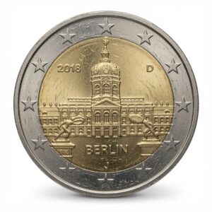 2 euros Charlottenburg de Berlin - Allemagne - 2018
