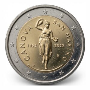 2 euros Antonio Canova - Saint Marin - 2022