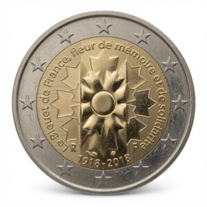2 euros Bleuet de France – centenaire de l’Armistice - France - 2018