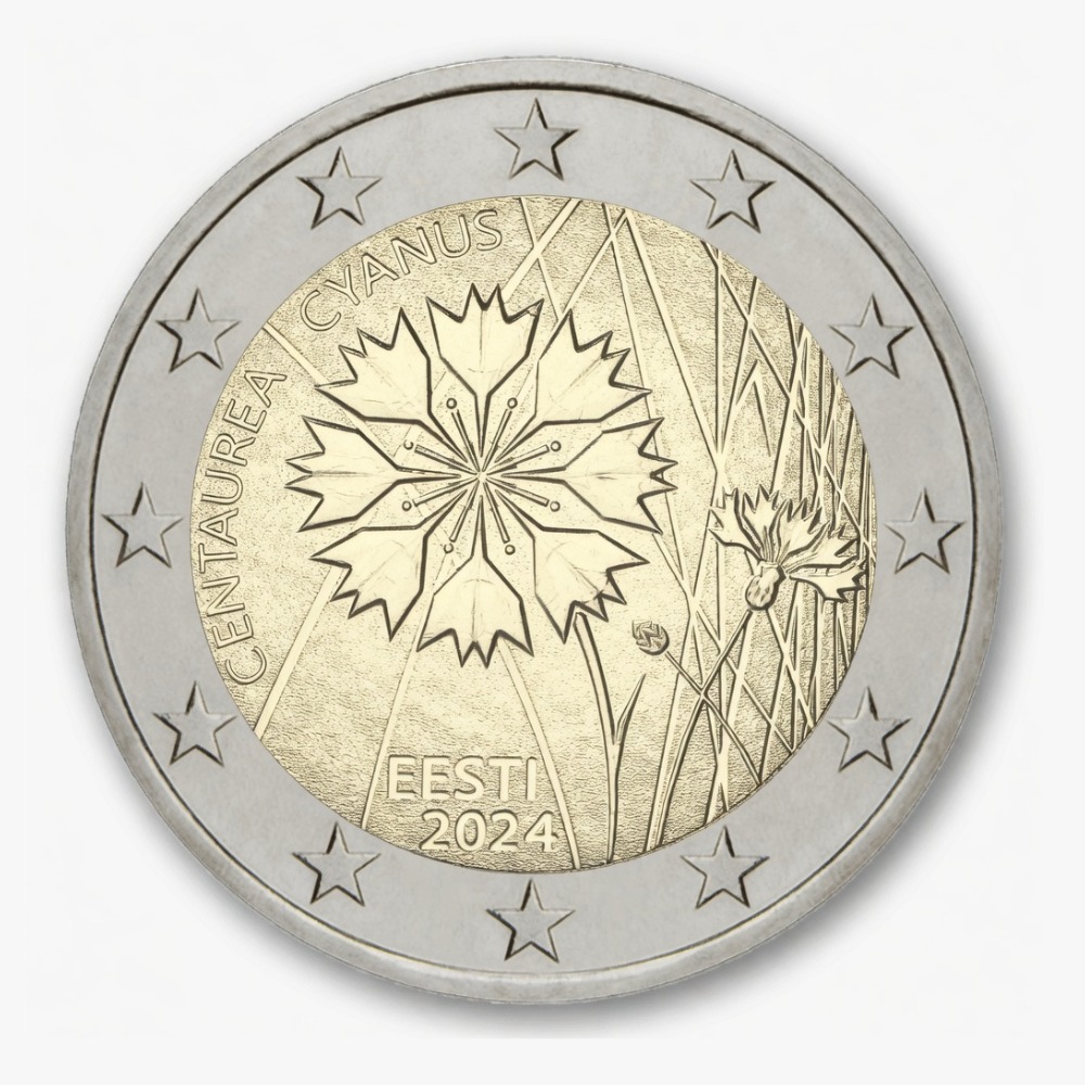2 euros Le Bleuet - Estonie - 2024