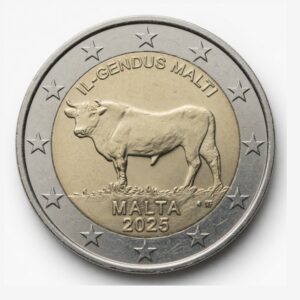 2 euros Bœuf maltais (Il-Ġendus Malti) - Malte - 2025