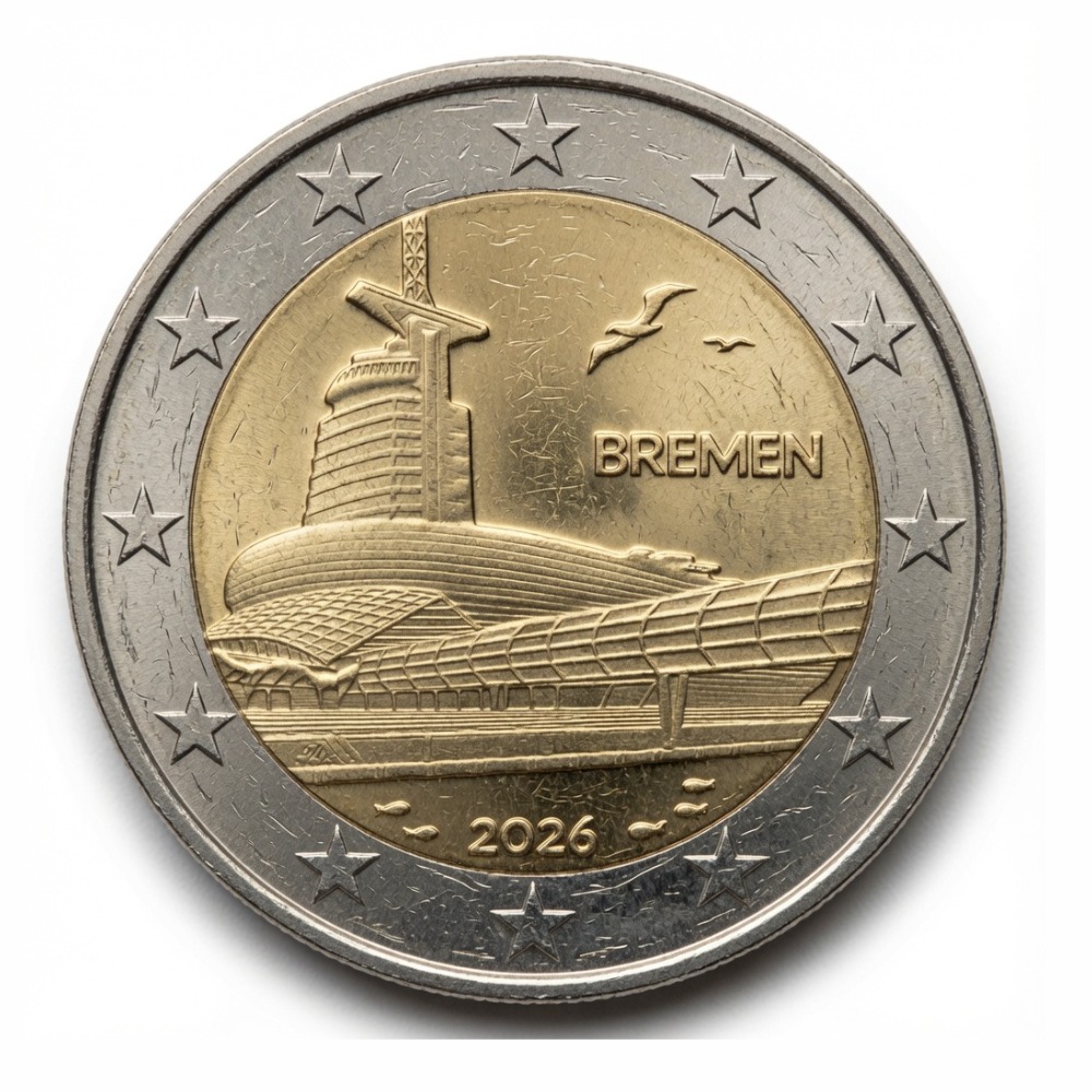 2 euro Bremen – Klimahaus Bremerhaven – reeks Länder II - Duitsland - 2026