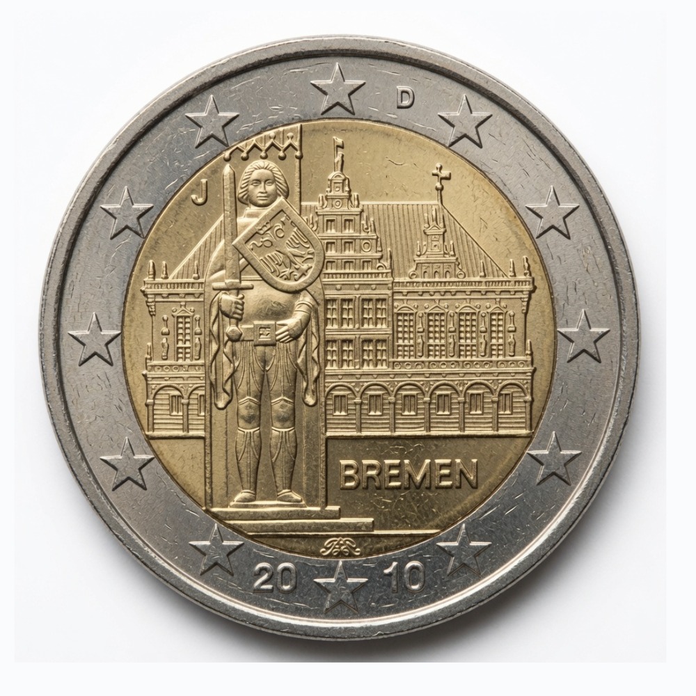 2 euro Bremen – stadhuis en Roland (deelstatenreeks) - Duitsland - 2010