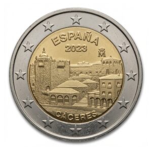 2 euros Cáceres - Espagne - 2023
