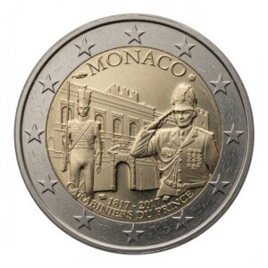 2 euros Carabiniers du Prince – Monaco – 2017