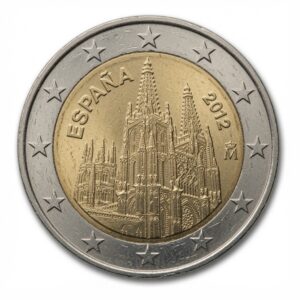 2 euros Cathédrale de Burgos (UNESCO) - Espagne - 2012
