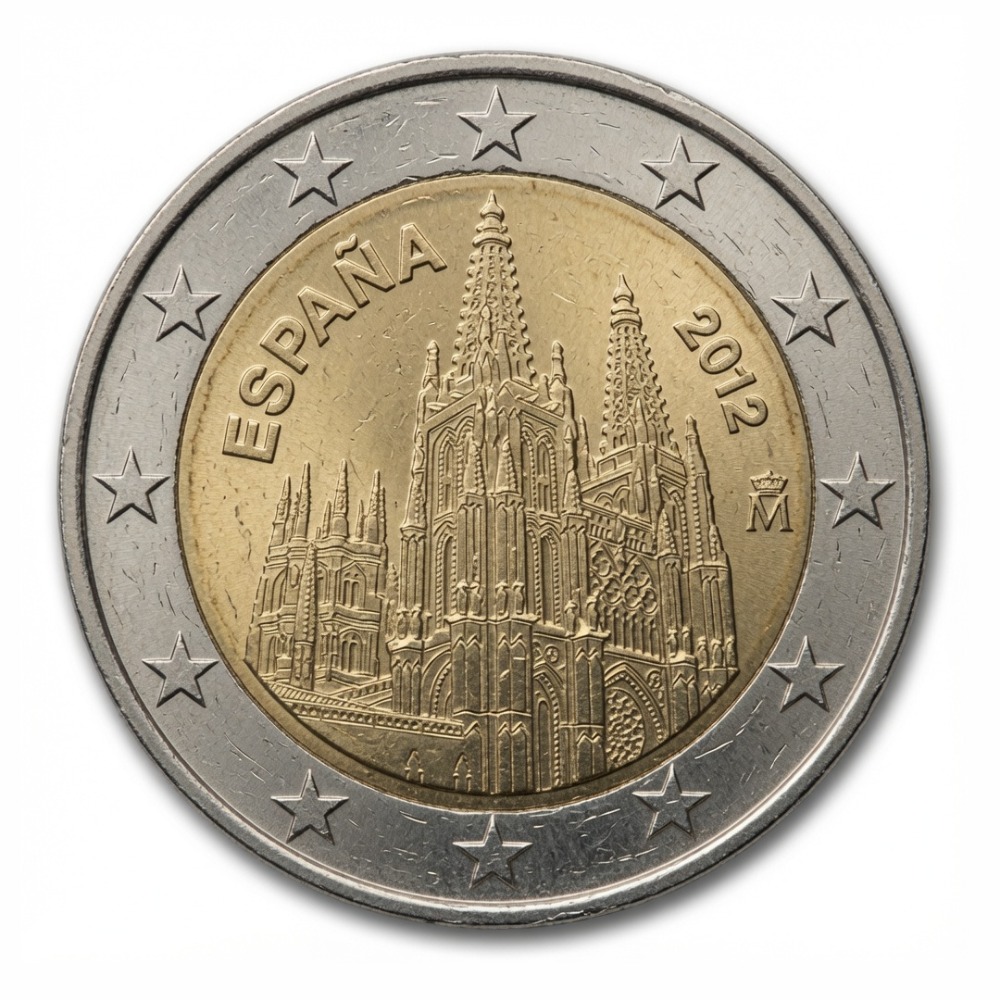 2 euro Kathedraal van Burgos (UNESCO) - Spanje - 2012