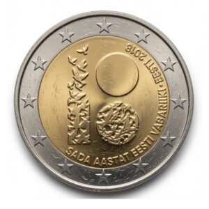 2 euros 100e anniversaire de la République - Estonie - 2018