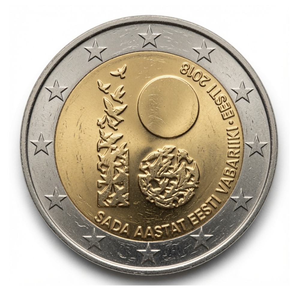 2 euros 100e anniversaire de la République – Estonie – 2018