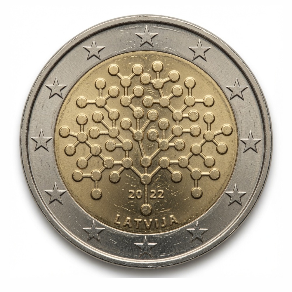 2 euro Financiële vaardigheid – Letland – 2022