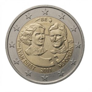 2 euros Centenaire de la Journée internationale des femmes – Belgique – 2011