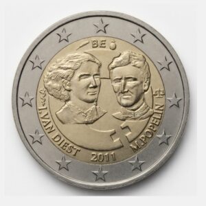 2 euros Centenaire de la Journée internationale des femmes - Belgique - 2011