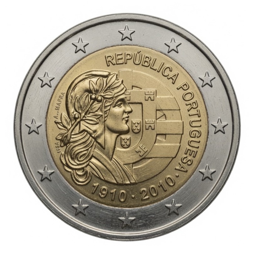 2 euro Eeuwfeest van de Portugese Republiek - Portugal - 2010