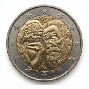 2 euros Auguste Rodin - France - 2017