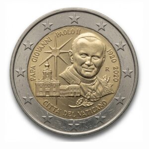 2 euros Pape Jean Paul II - Vatican - 2020