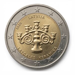 2 euros Céramique Lettone  - Lettonie - 2020