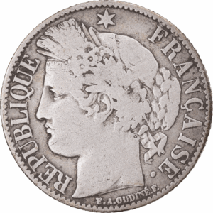1 Franc Cérès en argent massif