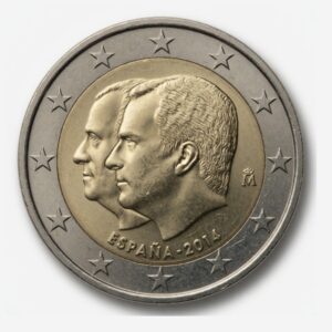 2 euros Proclamation du roi Felipe VI - Espagne - 2014