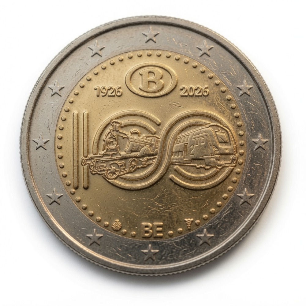 2 euro Belgische spoorwegen – NMBS/SNCB - België - 2026