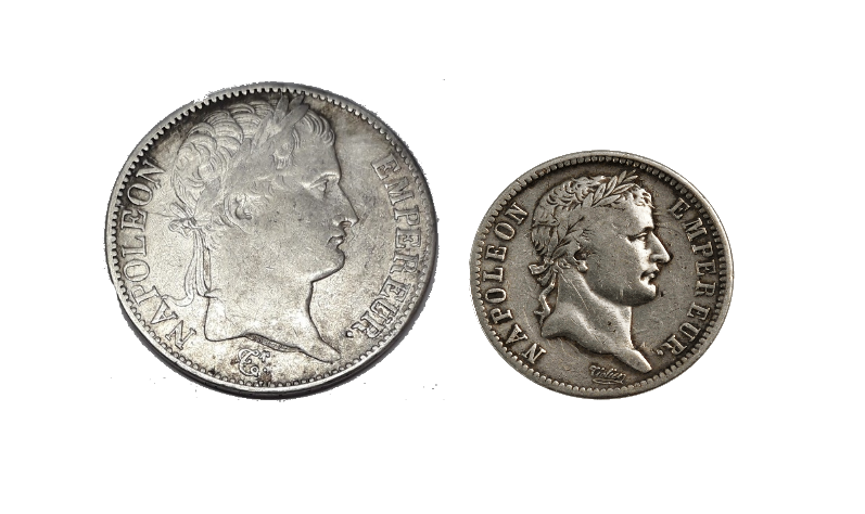 Coffret argent Napoléon 1er - 1 & 5 Francs