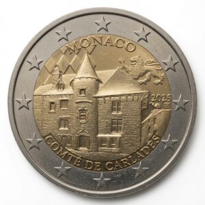 2 euros Comté de Carladès – Monaco – 2025